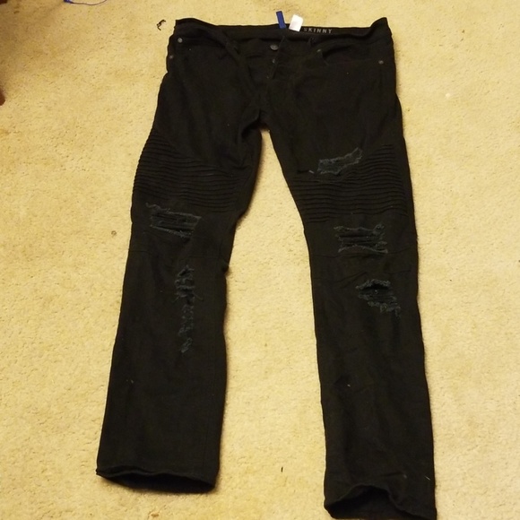 Skinny ripped Black Jeans - Picture 4 of 5